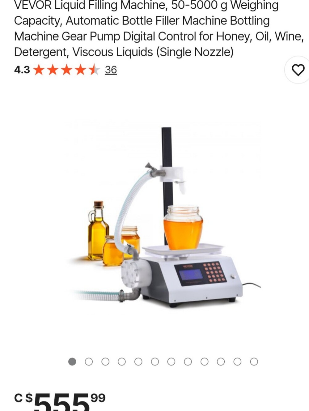 Vevor Fill Machine